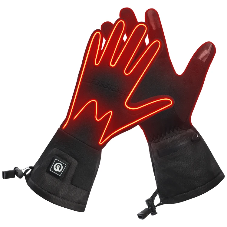 Savior Unisex Electric Heated Glove Liners Windproof And Warm For