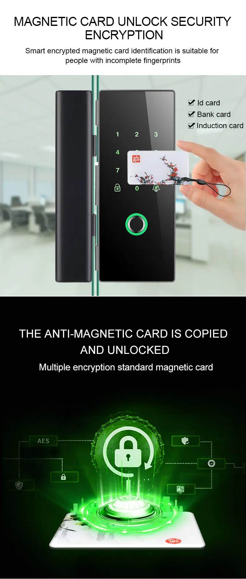 WiFi Smart Home digital Keyless Keypad Deadbolt Door Rim Lock fingerprint door lock home