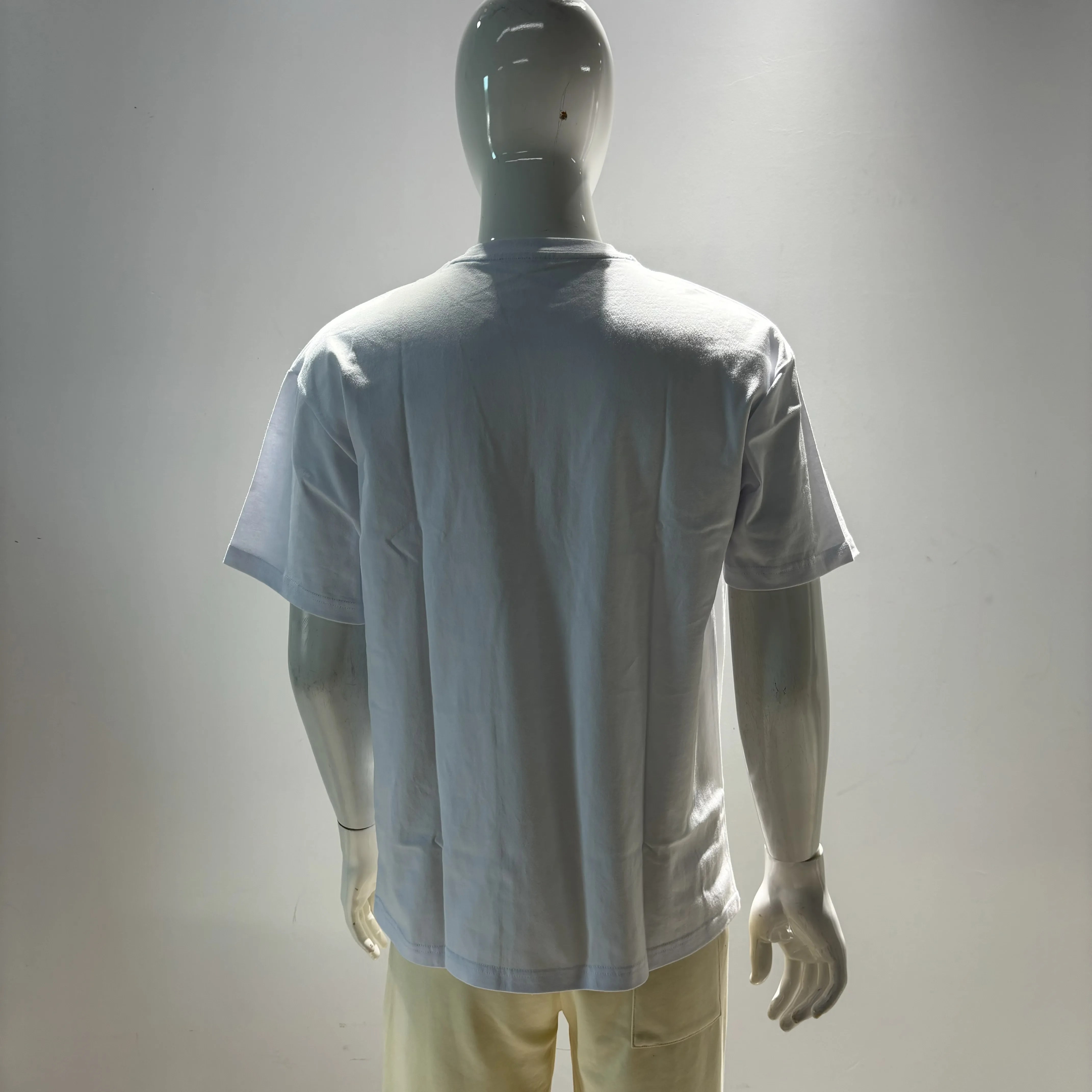 Men Printed Oversized Tee - Blue - SM2504088B