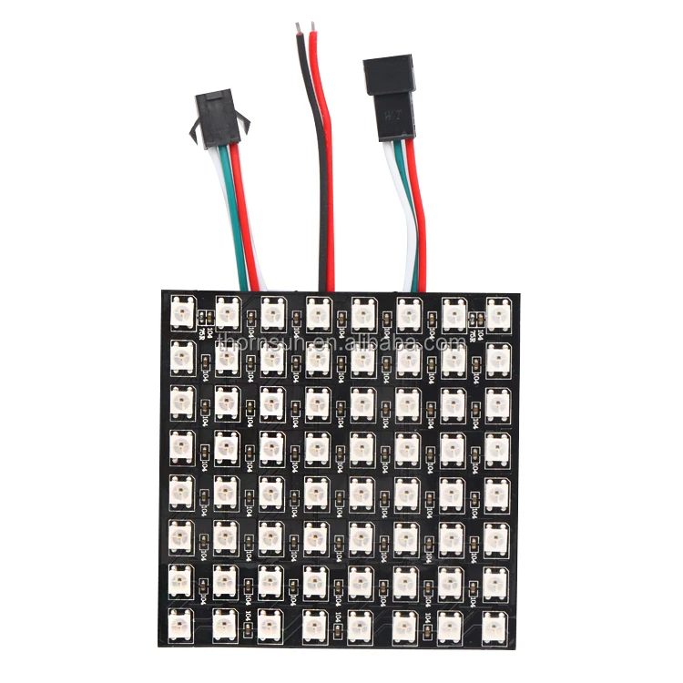 Small rgb led matrix 2812 ws2812 digital 8x8 module p10 for arduino