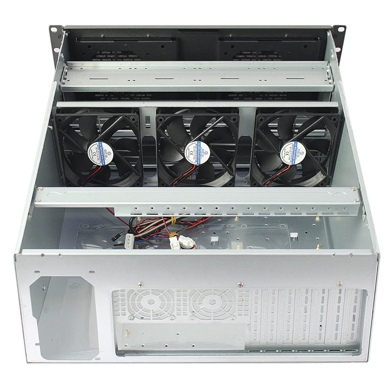 Desktop 4u Rack Chassis Server 19 Inch Storage Server Case With 16 3.5