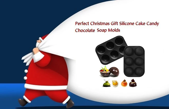 Silicone Soap Jelly Candy Chocolate Silicon Cake Decorating Baking Molds 3D Christmas Silicone Soap Jelly Candy Chocolate Silicon Cake Decorating Baking Molds 3D Christmas