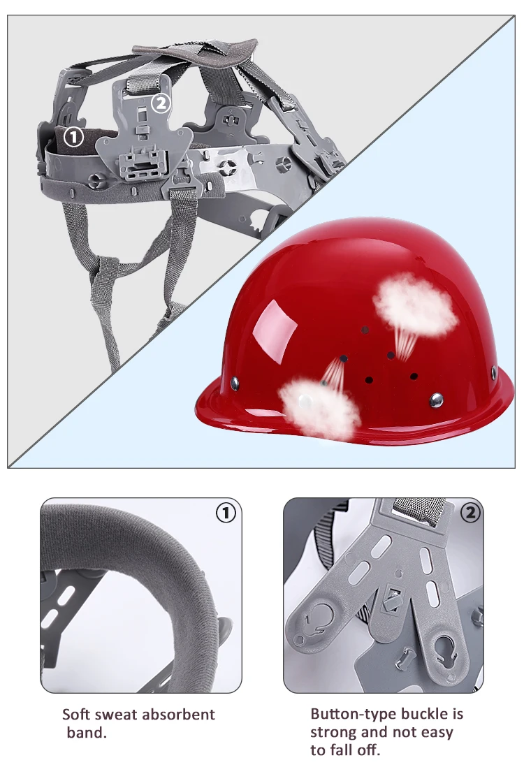 All colors custom colors safety helmet for anti shock and construction workers