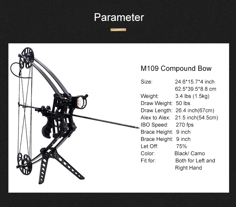 Spg Archery Equipment Left And Right Hand Use Powerful Hunting Camo