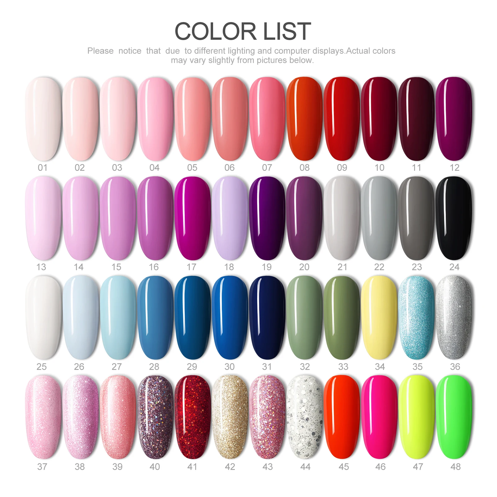 Coscelia 48 Colors Fashion Wholesale Amazon Top Seller Gel Polish Uv ...