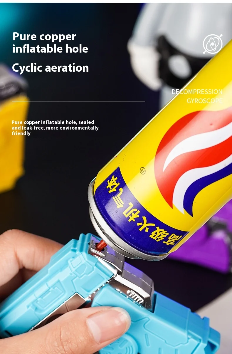 2-in-1 Modern & Classic Folding Rotary Decompression Lighter New Deformation Cyber Celebrity Gift Plastic Material for Smoke