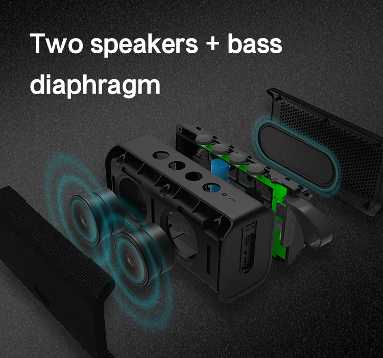 OEM Good Fabric Stereo Smart Blue tooth Wireless Mini Dj Waterproof Portable Blue tooth Speaker - ANKUX.COM