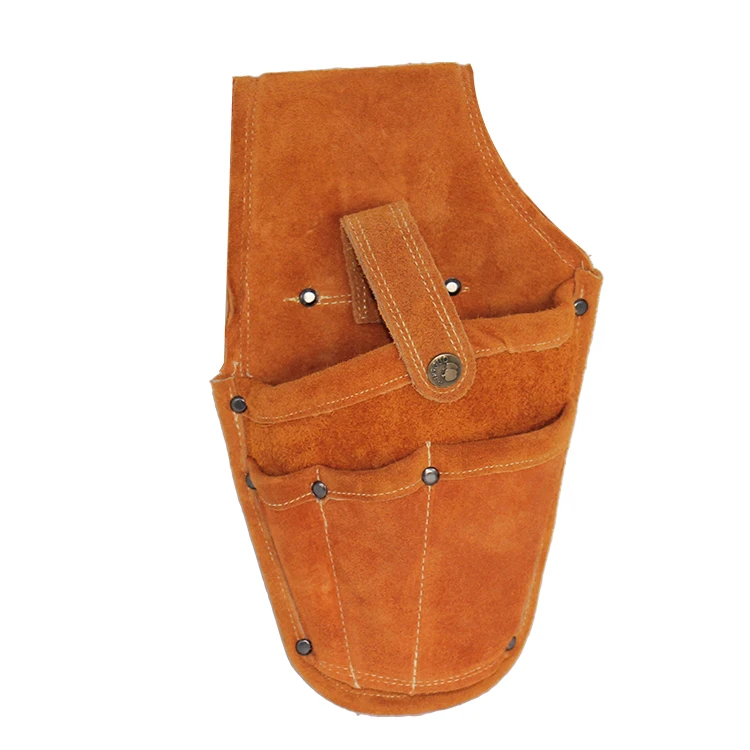 Suede Leather Tool Waist Belt Drill Holster Hammer Holder Wrench Tool