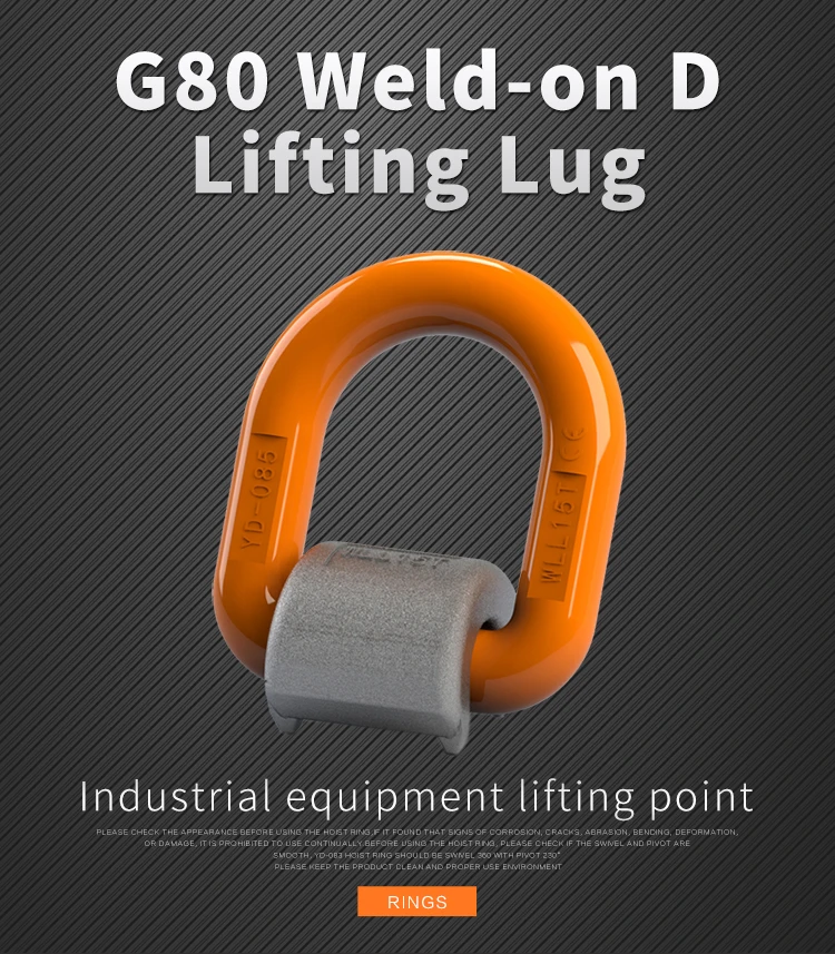 Wll 8 Ton Weld On Swivel Lifting Lug Crossby Hr1200 Unc Side Pull
