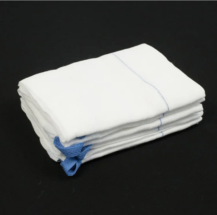 100% 棉医疗手术纱布膝盖海绵/剖腹海绵