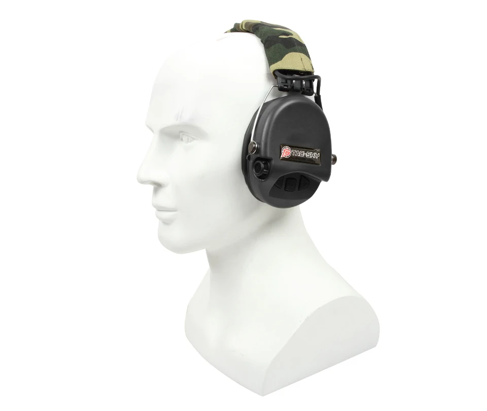 Ts Tac-sky Tactical Electronic Earmuffs Sordin Ipsc Silicone Camouflage ...