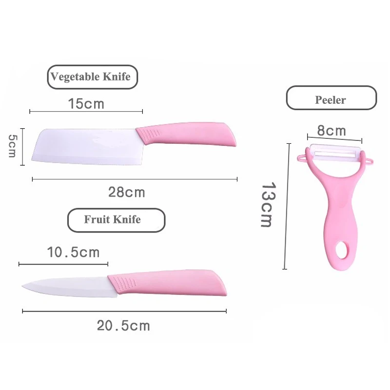 Family Usage Easy to Carry Mini Kitchen Ceramic 3 Inch Fruit Knife