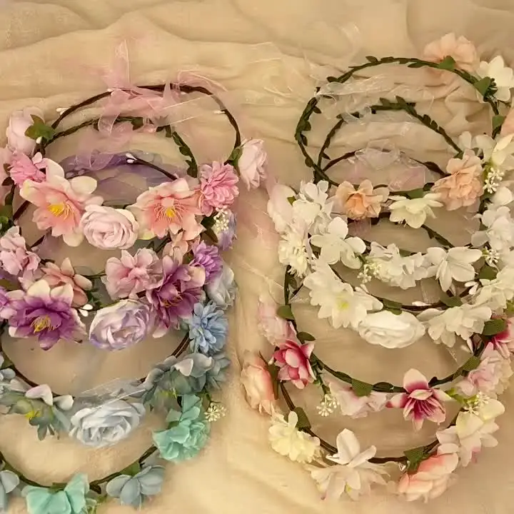 Flower Headpiece Wholesale Flower Headbands Bohemian Flower Hair