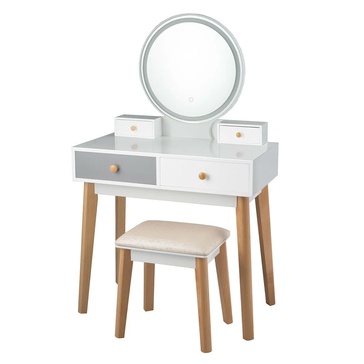 Modern Woman French Style Vanity New Design Indian Dressing Table