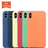 Wholesale custom OEM solid black slim soft 1:1 original mobile phone cellphone silicone case for apple 5 5s SE 6 6s 7 7plus x 10