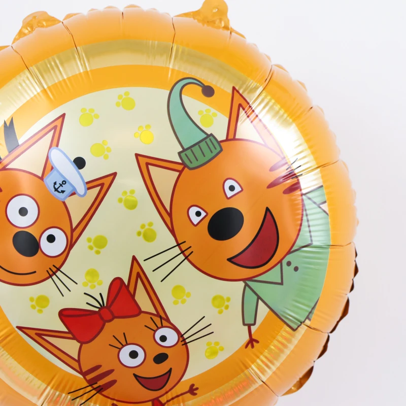 18 Inch Cat Balloon With Floating Aluminum Film And Aluminum Foil Party