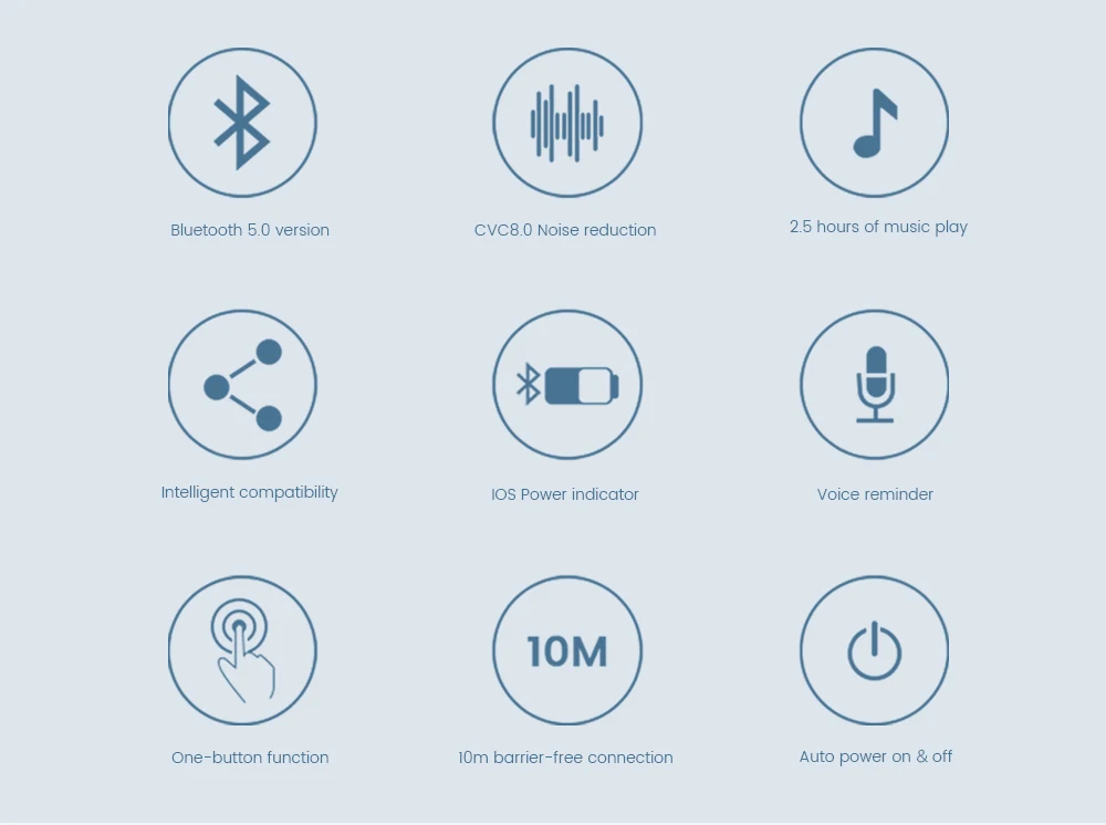 KECHAODA BT5 cheapest price wireless earbuds factory wholesale super bass sound touch wireless bluetooth earphone - ANKUX.COM