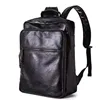 Vegan Leather Laptop Backpack for Men, Waterproof Back Pack for Business, Work, School, College, and Travel