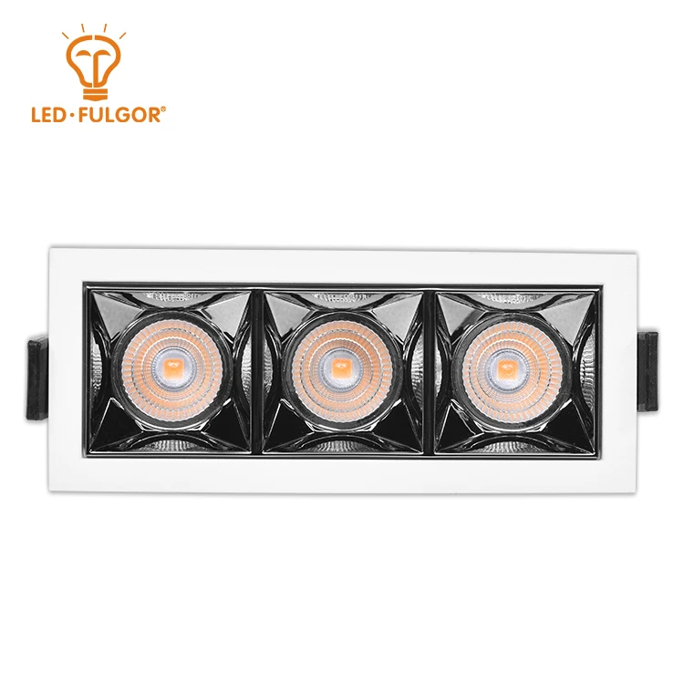 Contemporary design indoor multi beam angle 5w 9w 12w 15w 25w 30w recessed ceiling led spot light