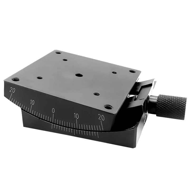 product x axis angle tilt curved sliding table  high precision optical adjustable angle manual displacement platform motor-13