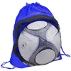 Water Proof Polyester Durable Mesh Draw String Bag For Soccer