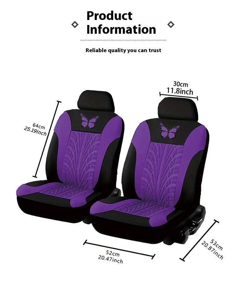 Five-seater 9-Piece Universal Seat Cover Set Exquisite Comfortable Butterfly Indentation Process Design Leather for Foreign factory