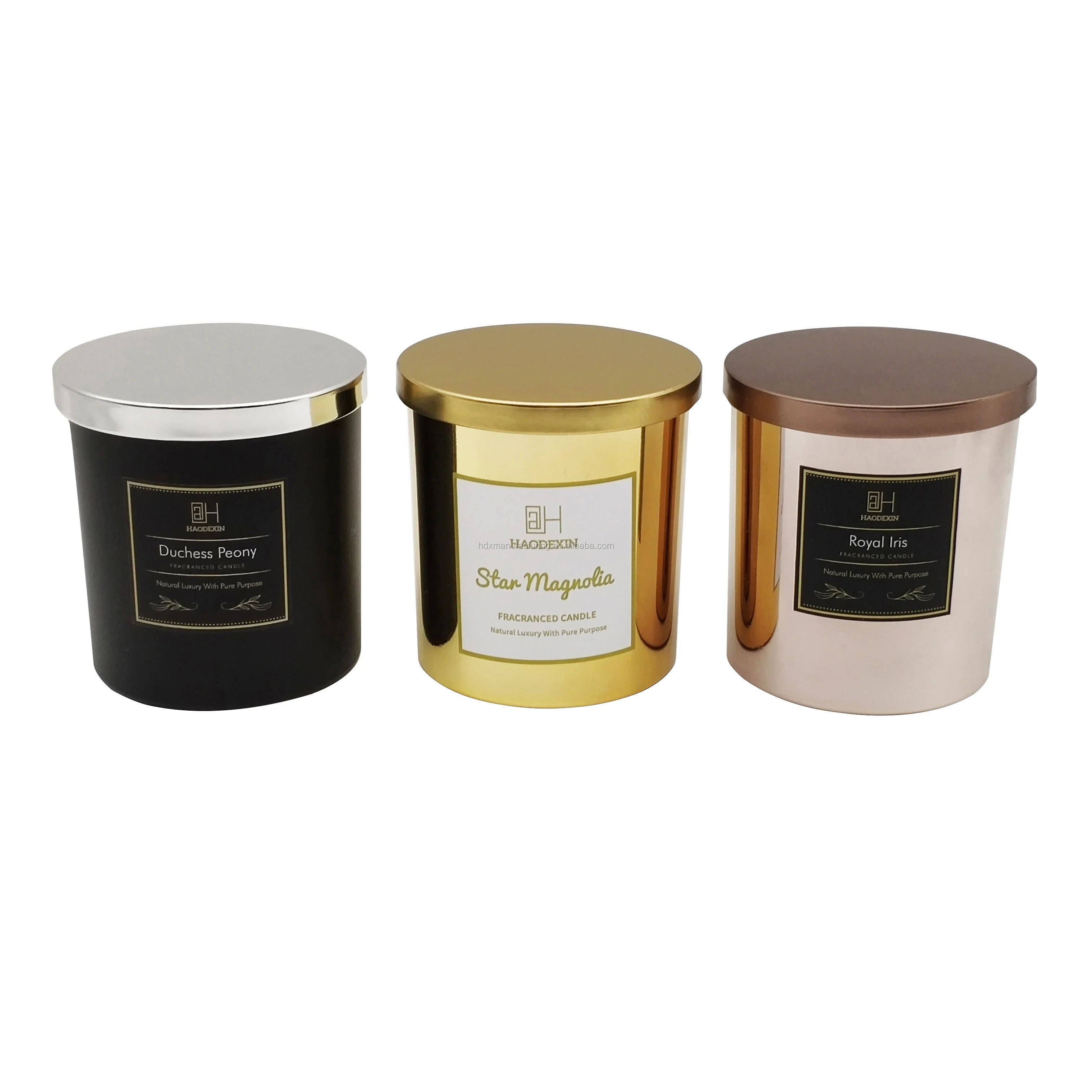 8.5oz Candle Jars With Metal Lids Wholesale Haodexin Frosted Matte