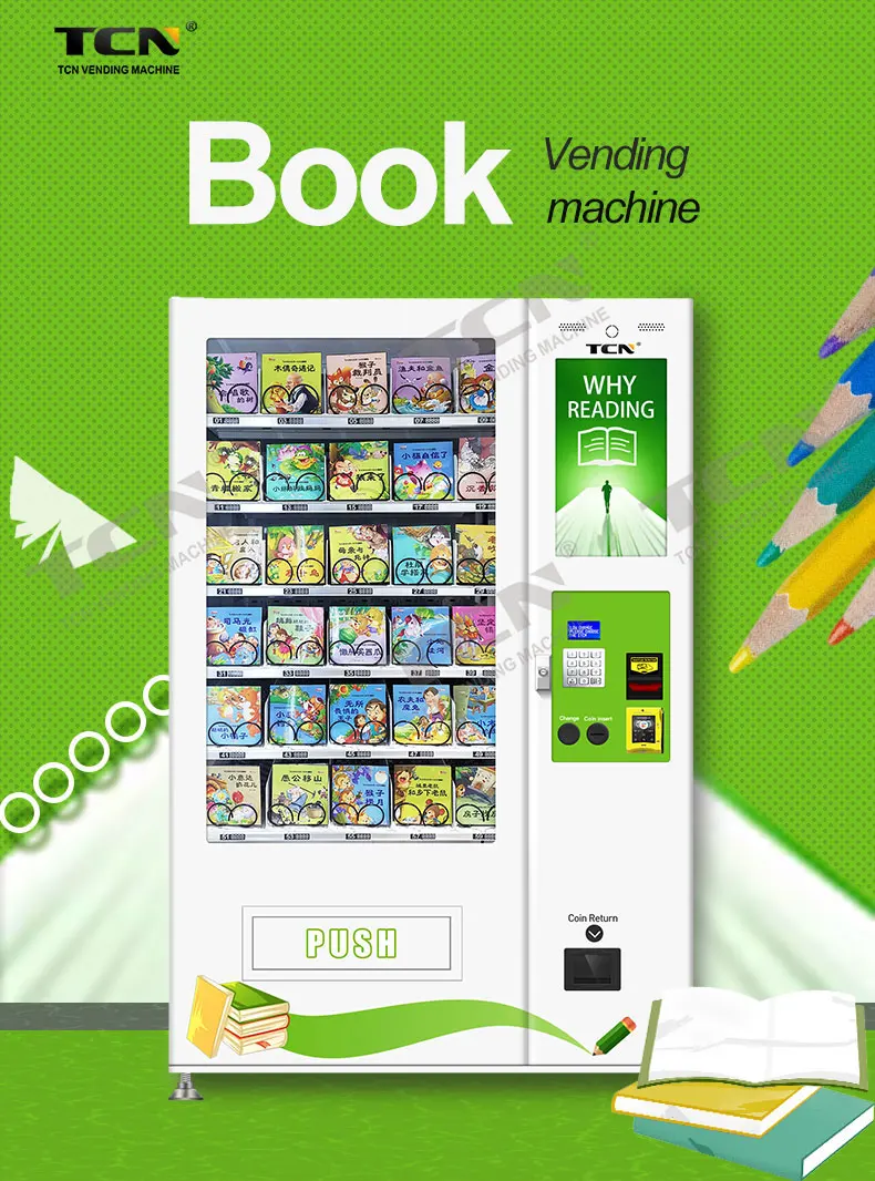 Tcn Magazine/book Vending Machine Notebook Vending Machine With Remote