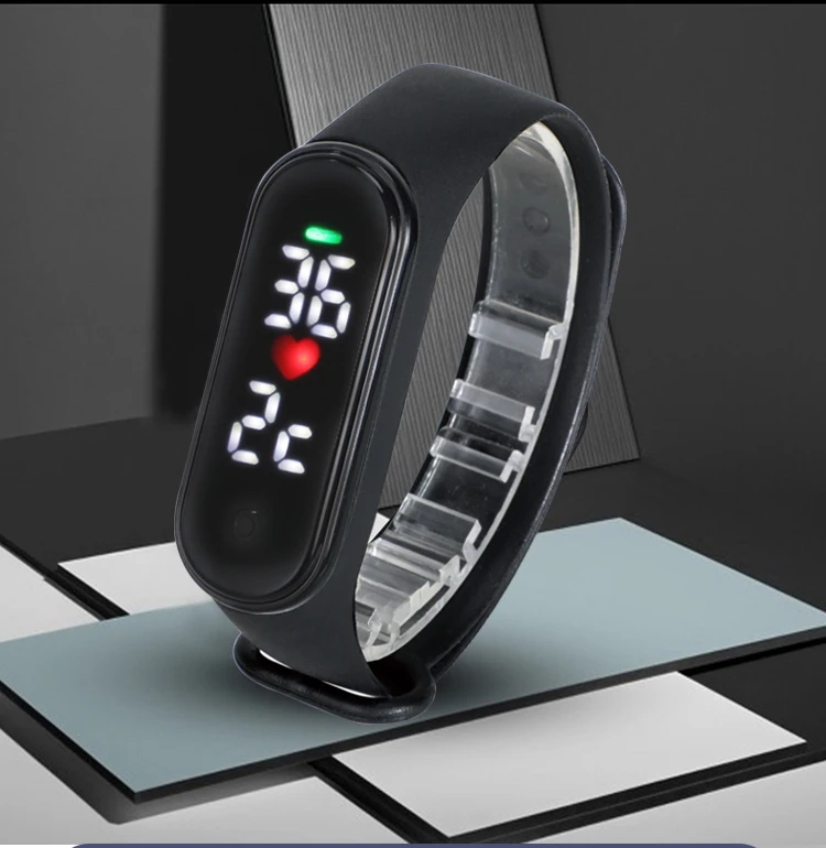 2020 Body Temperature Measurements Wristband Silicone Strap Thermometer