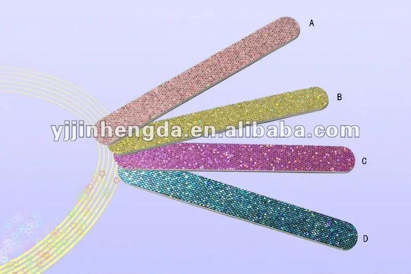 Shiny Bling Personalized Nail Files Accepted Customized Pattern Buy