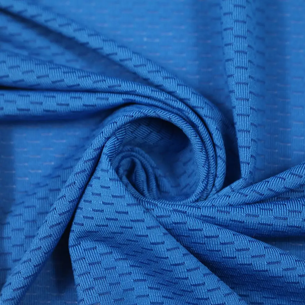 经编92% 涤纶 8% 氨纶单面针织面料内衣运动服蜂窝面料