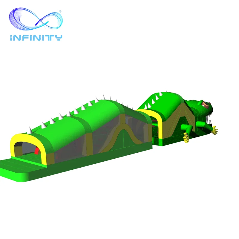 Hot Sale Lizard obstacle course inflatable maze inflatable jumping castle bouncy inflatable trampoline obstacle for adults