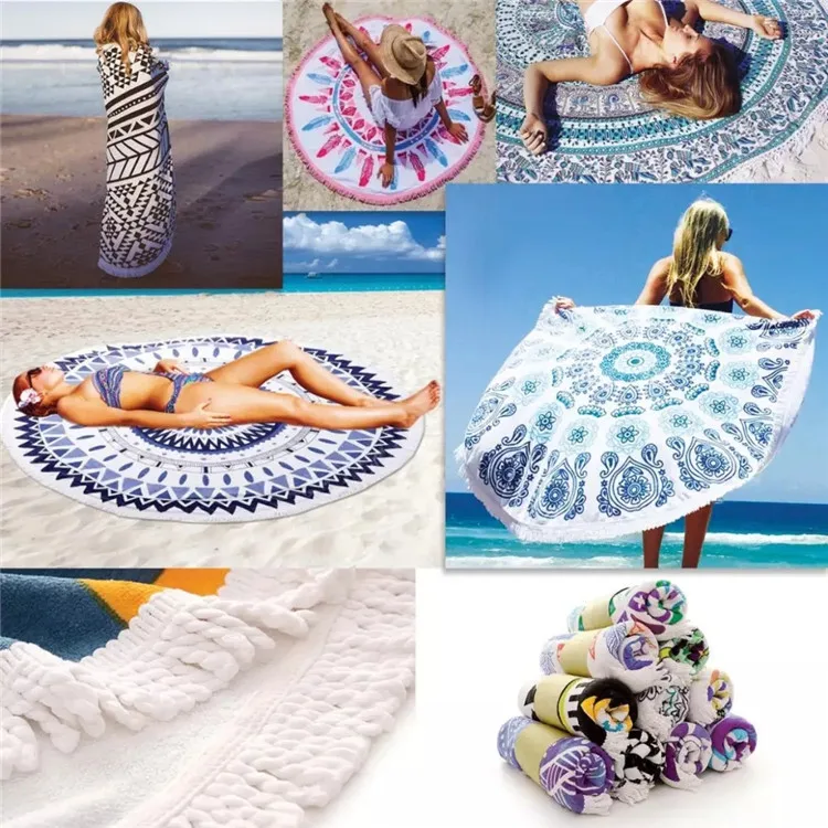 Wholesale high quality super soft luxury sand microfiber beach towel with custom size