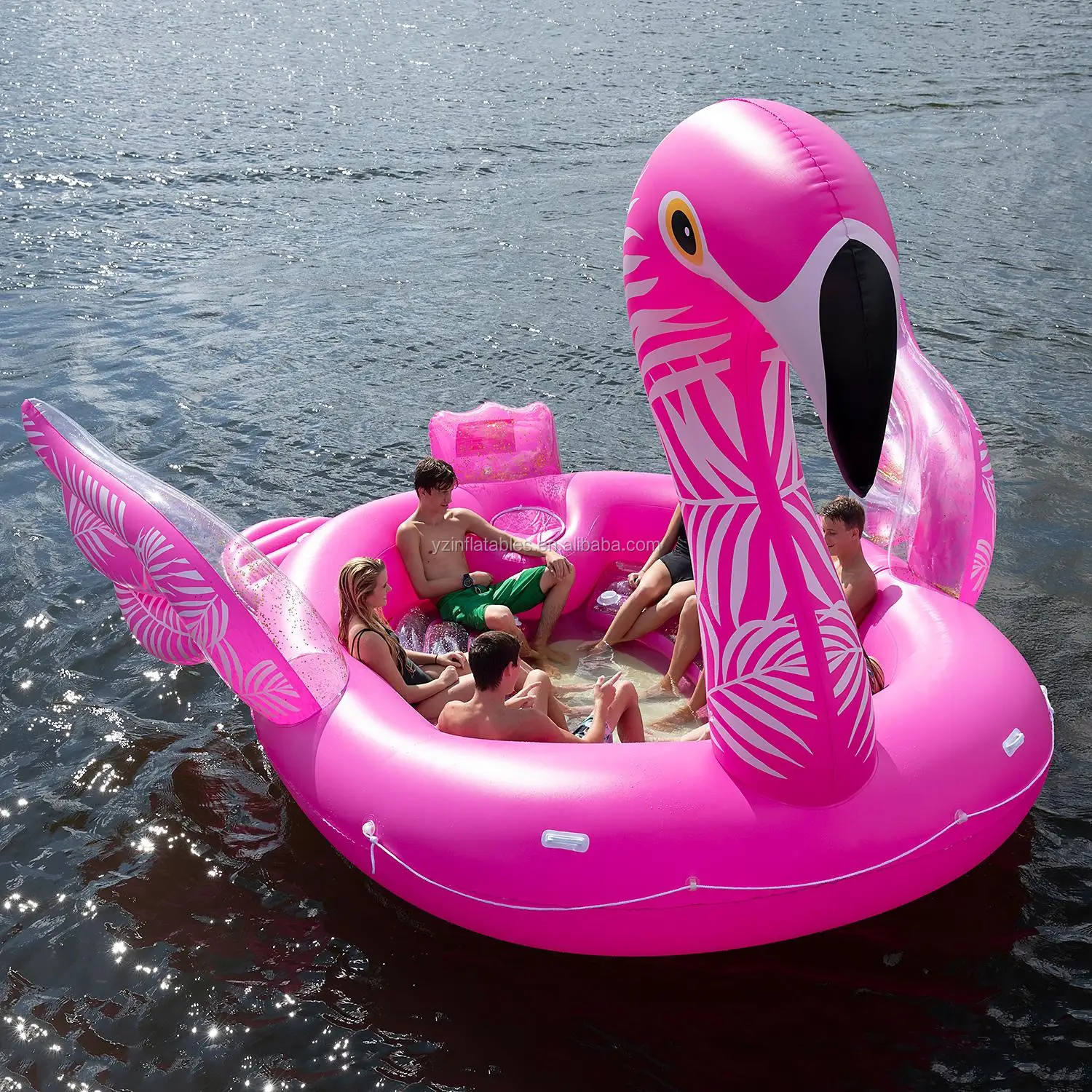 inflatable flamingo float