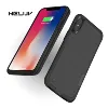 Weluv China factory price 2019 Amazon 5.8" Portable QI Charge Protective Case Extra 150% Battery Backup Cover Black Phone For X