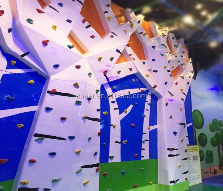 Cheer Amusement Creative Indoor Playground Climbing Walls Soft/ Rock