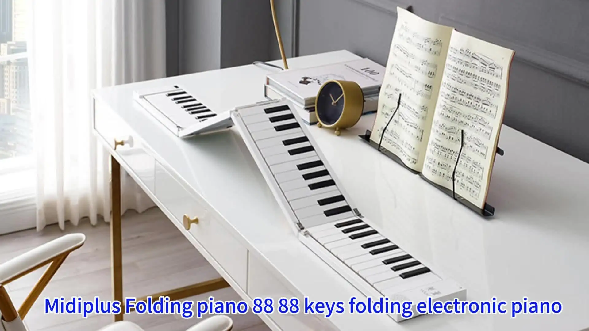 MIDIPLUS Folding Piano 88 - Portable Electronic Keyboard
