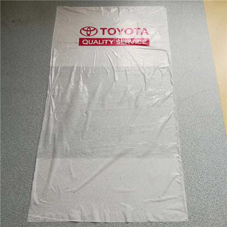 White pe disposable waterproof car seat cover