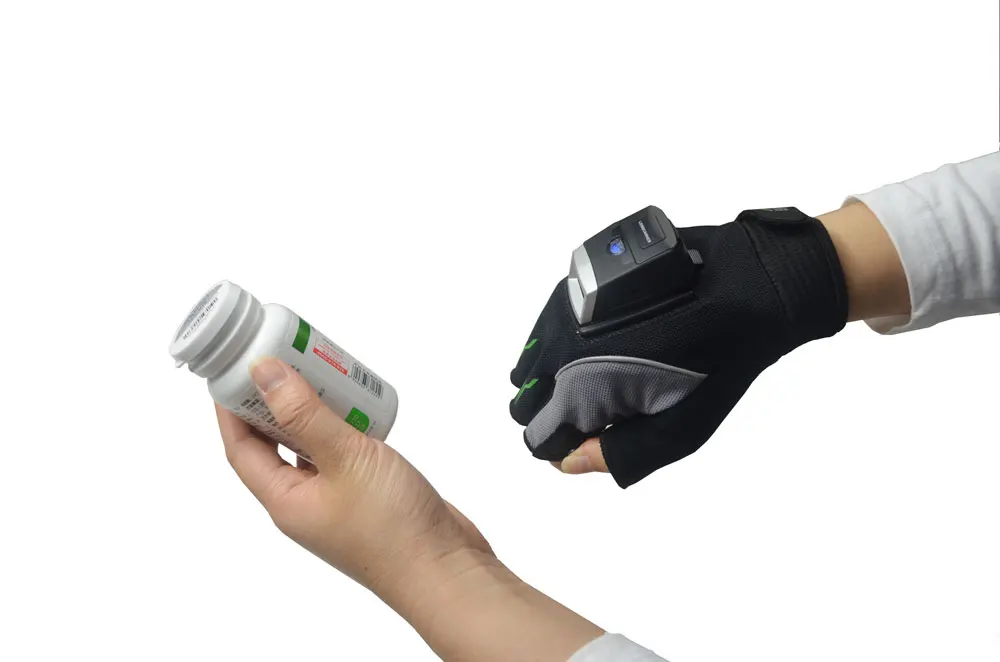 Ms02 Portable Wearable Wrist Mounted Wristband Barcode Scanner Armband