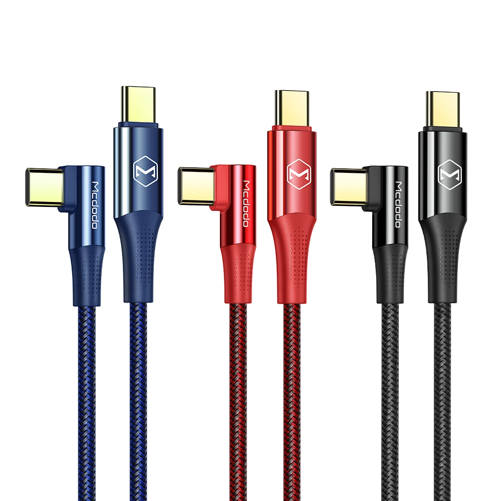 Mcdodo W Pd Cable Usb C To Usb C Cable Right Angle W A Pd Fast