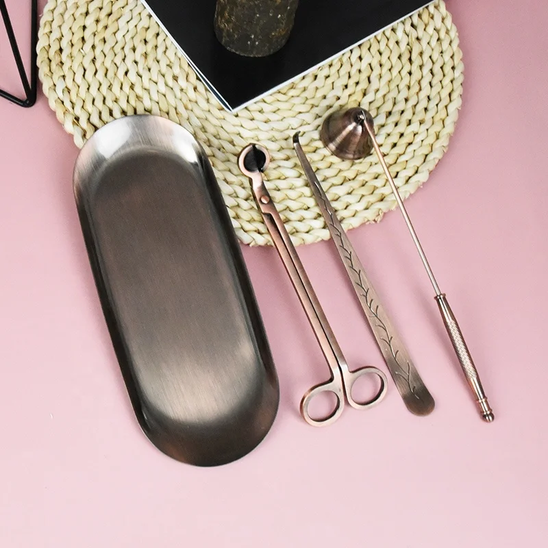 Luxury Candle Gift Sets Wick Cutter Dipper Snuffer Tray Buy Candle