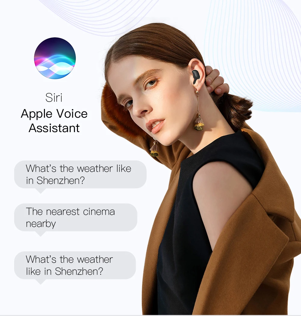 E6s Tws Wireless Bluetooth 5.0 Earphones 6d Stereo Led Display Headsets