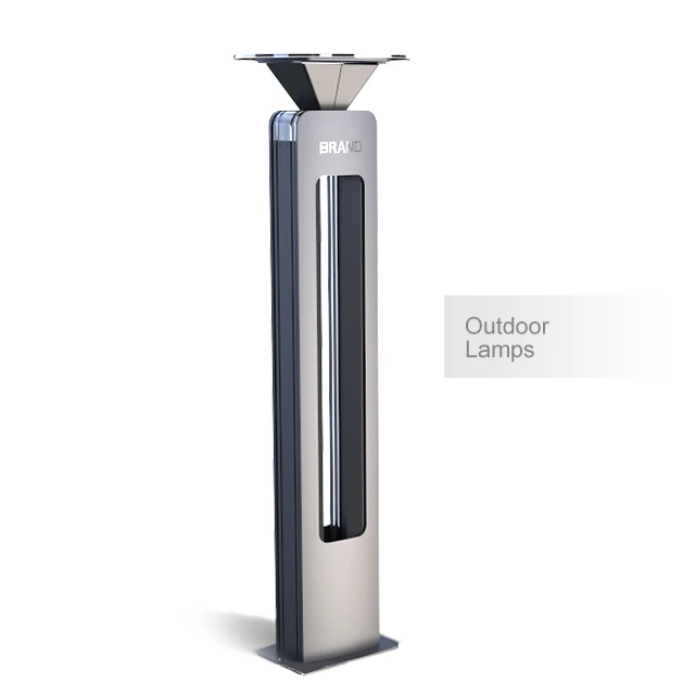 Newest  Solar pillar light  Voice Control 3w Bollard Light  Waterproof  RGB Aluminum Outdoor Led housing bollard Lighting