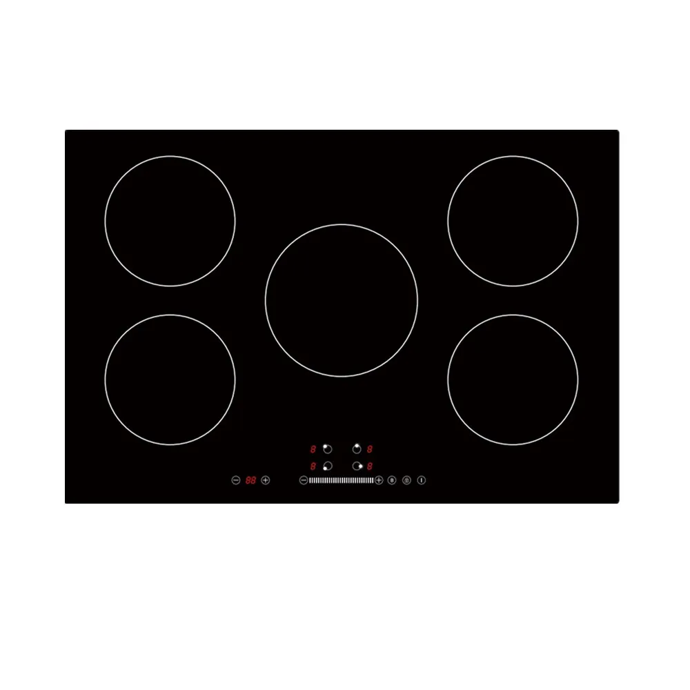 5 burner induction hob