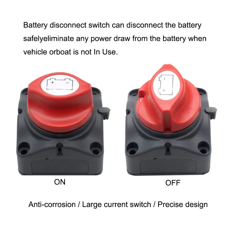 12v 48v 300a Dual Battery Isolator Main Kill Cut Off On/off Switch For ...