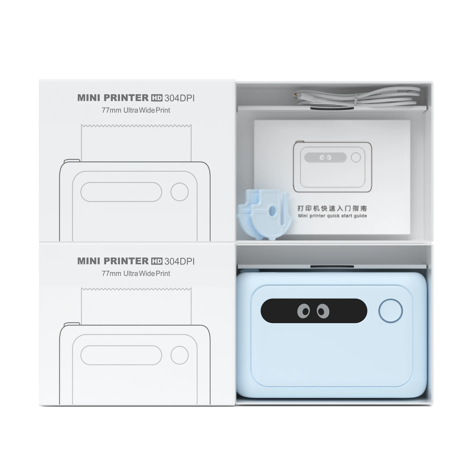 Luck Jingle Mini Thermal Printer - 300 DPI High - Quality Competitive - Priced Ideal for Mobile Phones Wide - Format Printing supplier