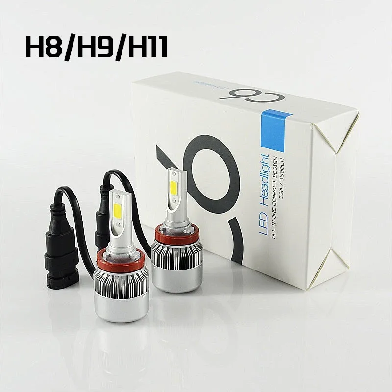 C6 C1 9-36V car LED headlight for car H1 H3 H4 H7 H11