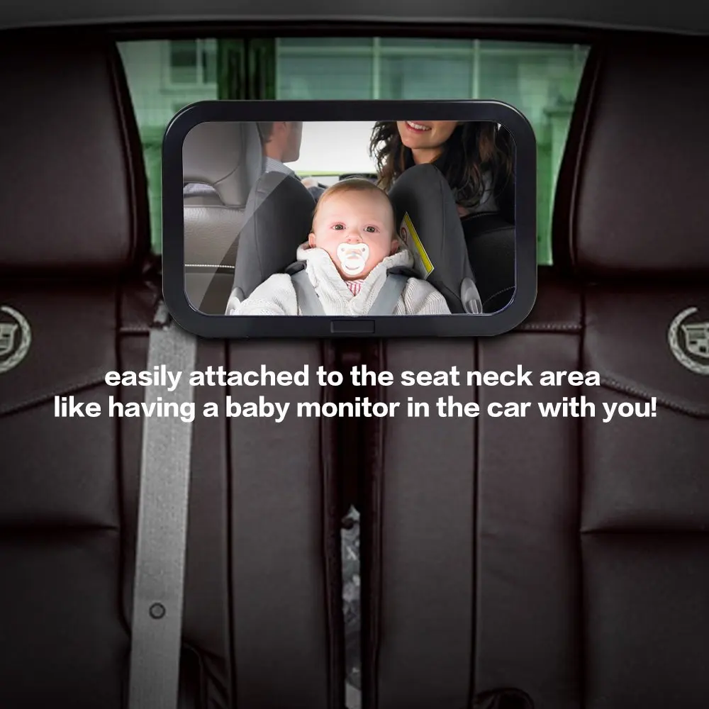 2020 Amazon New Arrival In-Car Baby Toy View Rear Mirrors Enovoe Giraffe Safety Wide Car Seat Mirror of car for baby