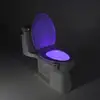 Motion Sensor LED Toilet Bowl Night Light Blue Green Motion Activated Multicolor Changing Glow Signs Lamp LED Toilet Light