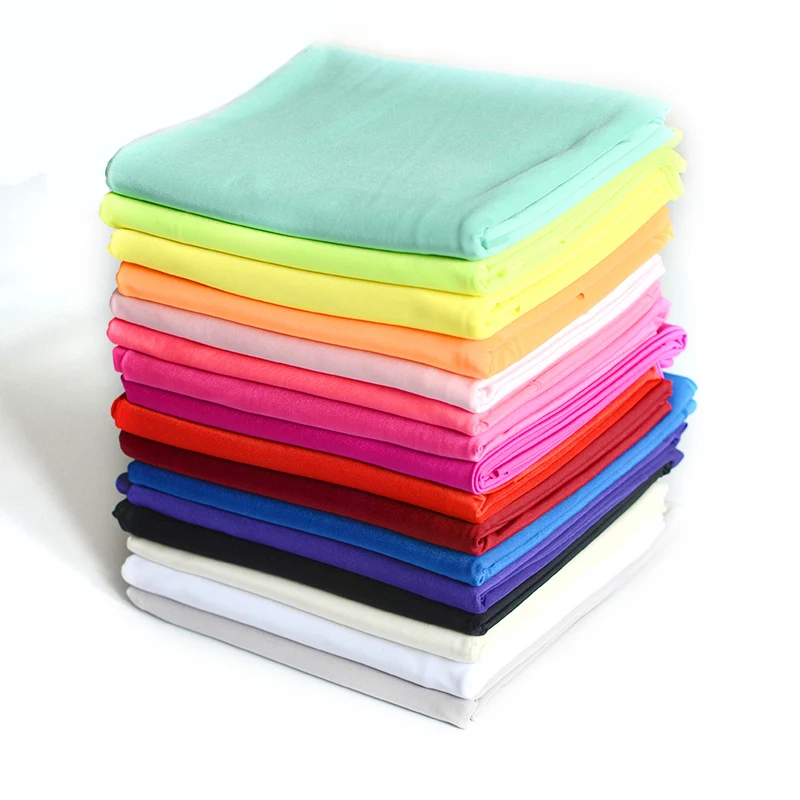 Polyester Microfiber 4 Way Stretch Cloth Lycra Spandex Fabric For